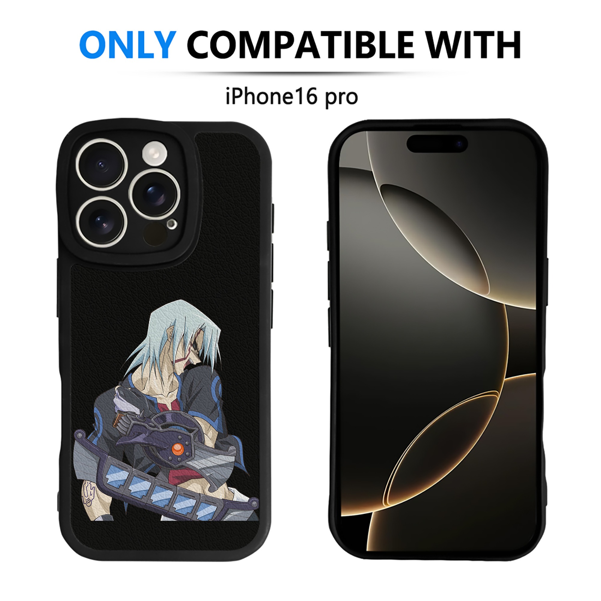 （画像用） 遊☆戯☆王 Yu-Gi-Oh! 【iPhone 16シリーズ対応】シリコンスマホケース（レザー調） 材質：シリコン